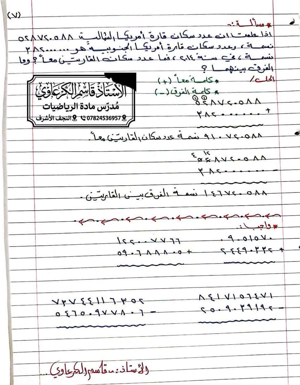 ملزمة الرياضيات الصف الخامس الابتدائي الفصل الثاني
يوجد ملف pdf قابل للسحب

الفصل الاول موجود عندي كامل

هذا الفصل الثاني 

متوفر لجميع المراحل تواصل معي واتساب

***********
