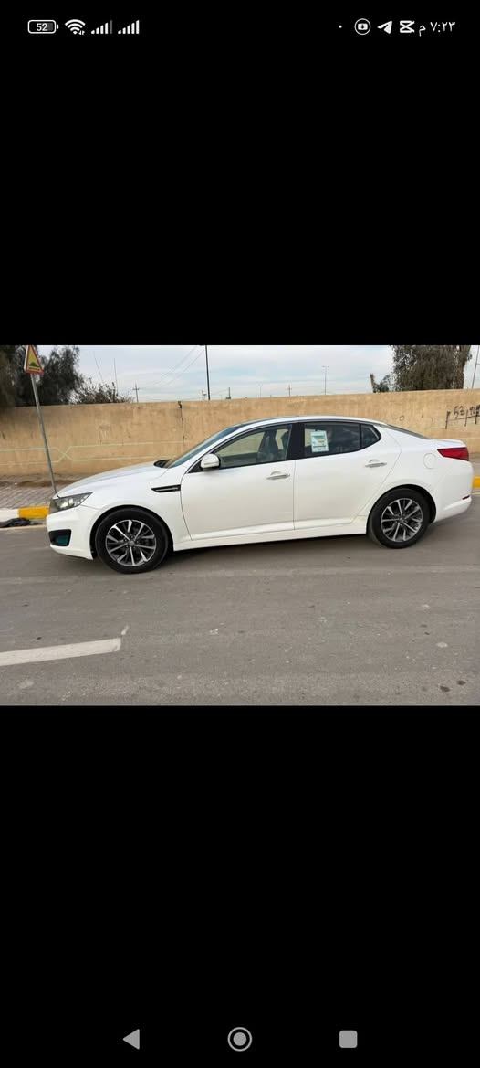 كيا اوبتيما موديل 2011 خليجي مكينه.2400 رقم بغداد
مواصفات السيارة
مسنات جلد
بصمه
بانوراما
حساس خلفي
بيها 3 قطع صبغ بدون ضربة 
الإتصال 
***********
***********
