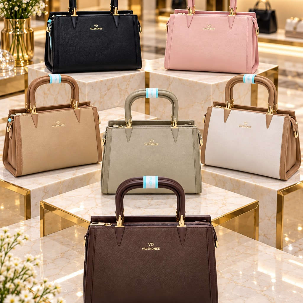 � وصلت الموديلات اللي تخلّي محلك غير! 🔥

👠 أحذية نسائية بأحدث الموديلات
👜 حقائب راقية ومواكبة للترند
📦 بيع بالجملة وبأسعار خاصة للتجار
✨ تشكيلة تتجدد باستمرار
🚚 تجهيز وشحن حسب الطلب

إذا أنت صاحب محل وتدور على موديلات مطلوبة وسعر جملة…
📩 راسلنا وخلي تجارتك تبدأ من هنا.

📍 بغداد – الشورجة – شارع الرشيد – فرع الذهب
📞 ***********

نص مكتوب في الصور:
- VD VALENDONE BAGS FOR A BRIGHTER YOU FASHION STYLE BEAUTY ELEGANCE IN EVERY DETAIL