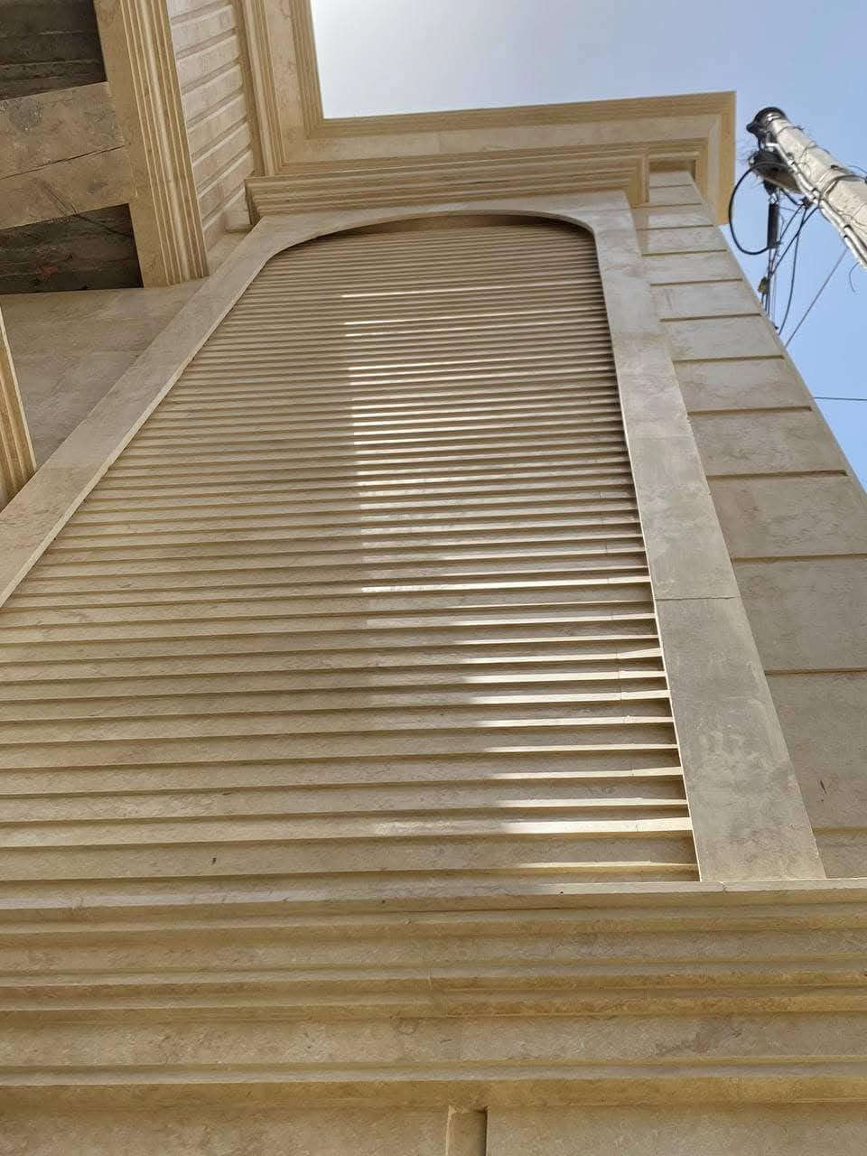 كادر متخصص في تنفيذ الواجهات المرمر بجميع الطرق والدزاين حسب طلب الزبون بأنسب الأسعار دقه العمل👷وسرعة الإنجاز✅ للاتصال و الاستفسار ***********
