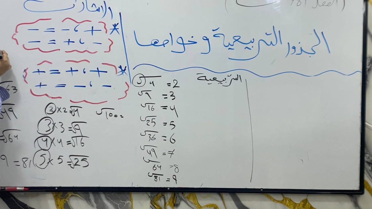 رياضيات ثالث متوسط • معهد بناء المستقبل • تحضير وزاري