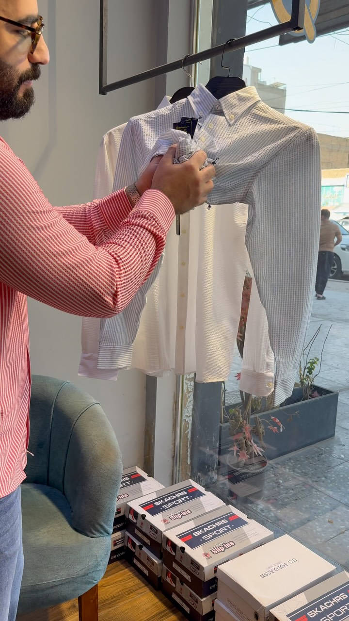 - قميص قطن گوفري 💯 🔥
- 
- السعر (30,000) 🔥 
- 
- قياسات (S-M-L-XL-XXL) 🔥
- 
- توصيل كافه محافضات العراق :(5,000) 🔥
————————————-
 -للاستفسار مراسله الصفحه او الاتصال على :
- ***********
————————————-
📍بغداد / حي الخضراء / مجاور مركز الشرطه 📍
—————————————-
#بغداد #ترند #ملابس #تنسيقات #اكسبلور ستايلات_انيقه
