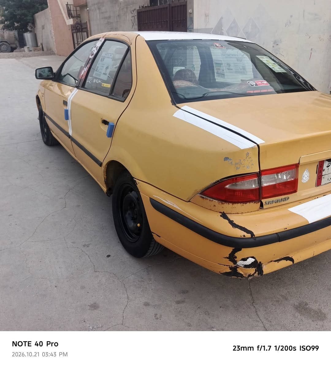 سمند • ٢٠١٠ • كاميرا خلفية