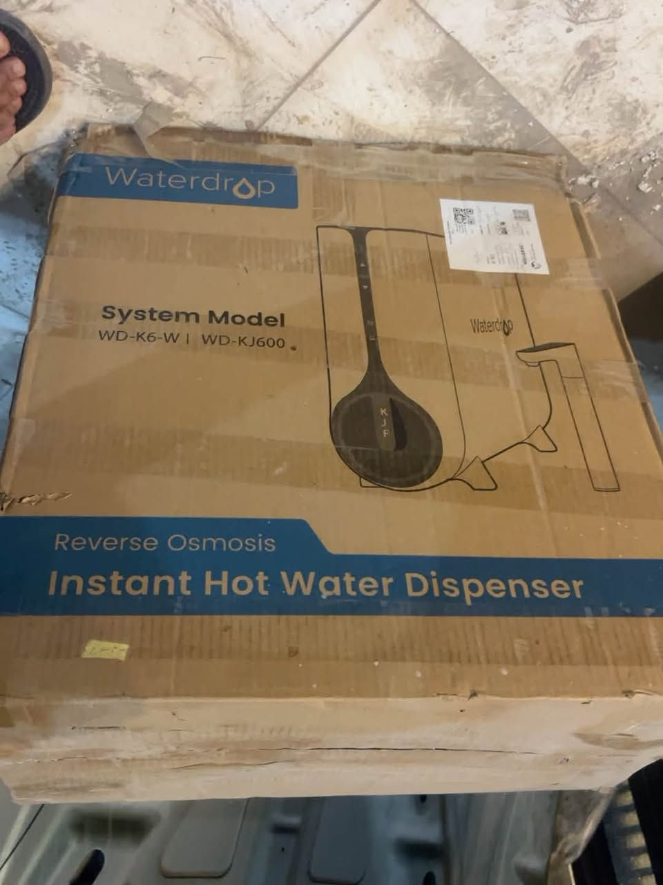 جهاز Waterdrop WD-K6-W / WD-KJ600، وهو جهاز تنقية مياه بنظام التناضح العكسي (RO) مع موزّع ماء ساخن فوري الجهاز بلباكيت غير مستخدم من شركة waterdrop الجهاز سعرة من الشركة 600 دولار ينشد كمنظومة على الماي بلبيت تنقية وتسخين او وحدة منهن هم يشتغل السعر ب500$ (((غير مستخدم)))  المكان البصرة 14 تموز الخليلية للاستفسار ***********
