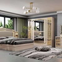 غرفه نوم تركية 5 قطع مامفتوحة بعدها بلكارتونة  ب٥٠٠ الف وبيها مجال  07...