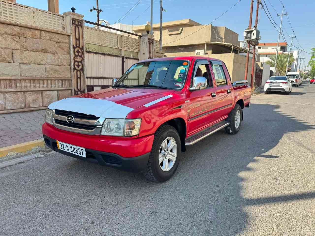 دير 2009
رقم اربيل
سياره بدون صبغ بيها فقط تعديل بارد تايرات صفر جوها بعدها ماصاير شهر شادين سياره جاهزه عنوان كركوك 
***********
