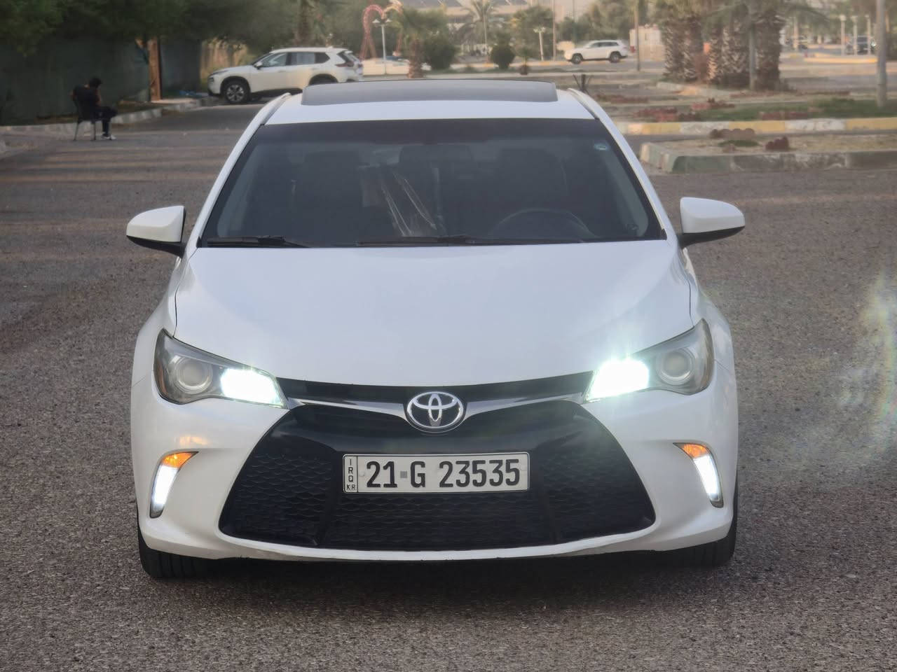 كامري وارد امريكي موديل 2016 SE
بدون صبغ  فقط بيها شوية تعديل 
بدون ارباك 
ماشي ٦٨ الف ميل 
رقم سليمانية / سنوية لحد ١٠/٢٠٢٨  شرط تحويل و غرامات
بدون مصرف مال جناي 
مكانها كركوك ـ معرض ديار بكر ـ سيد محمد
سعر ١٥٧
***********  واتساب
