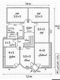 رسم معماري 2D • DWG+PDF • تسليم ٢٤ ساعة