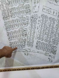 قطعة للبيع 100 م الديوم توزيع الكهرباء  صاده على شارع 60 م السعر 28 مل...