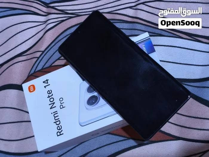 ريدمي نوت14برو جهاز مستخدم 19يوم وكل ملحقاته وياه ذاكره512 عشوائيه12+12 شاشه منحنيه 120هيرتز 
بطاريه 5500 كامرته 200 ميكا بكسل شحنه أنساه السعر 350 بي مجال قليل 
مكاني بصره هارثه وهاذ رقمي ***********
