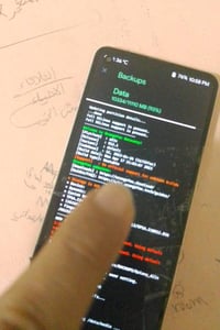 سامسونج A21s • شاشة مكسورة • ايسي معطل