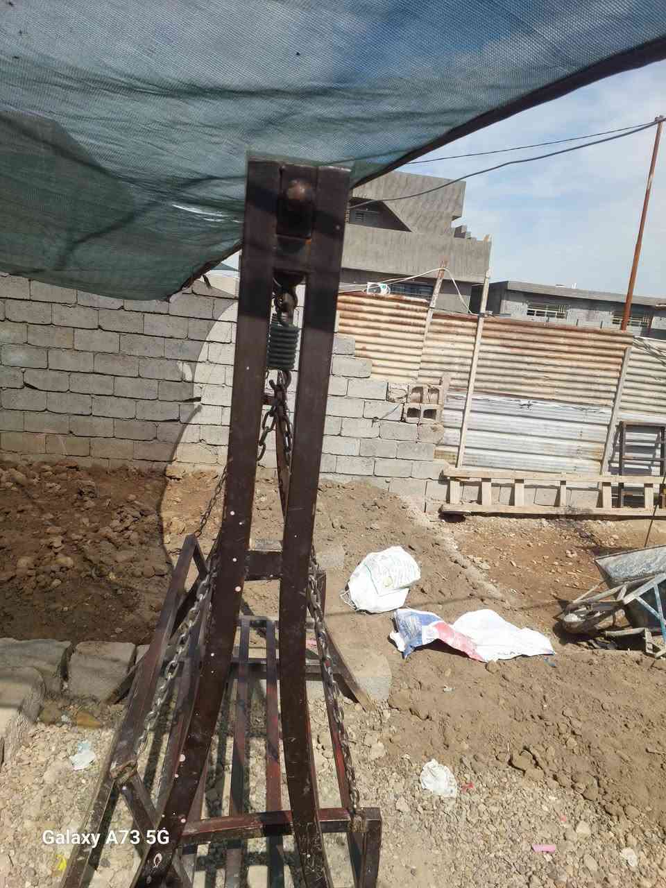 السلام عليكم اخوان مرجوحة للبيع نضيفة كلش السعر قفل 150 بيهة مجال  الف مكاني الطارمية حق الجية متواجد ماسنجر
او الاتصال على ***********

نص مكتوب في الصور:
- Galaxy A73 5G