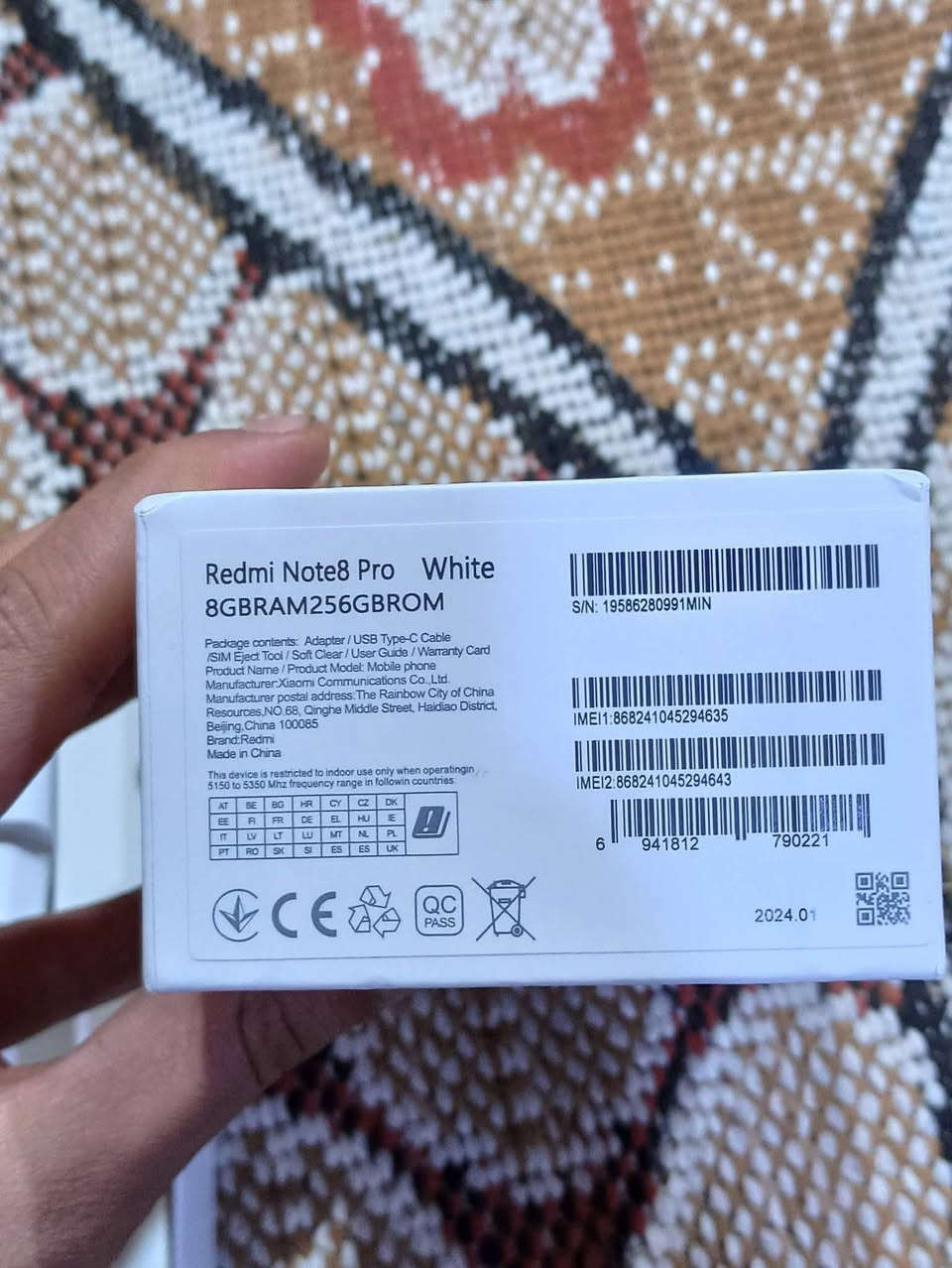 السلام عليكم هاتف للبيع ريدمي نوت 8 برو الجهاز بعده جديد الجهاز غني عن التعريف لا مصلح و لا مبدل بي اي شي 60 فريم ببجي حقيقي ،، مكاني بصره حيانيه 
باقي التفاصيل خاص وتددلل / وتساب /***********
السعر 140الف،، بي مجاي حق الجيه و للشري ،،،
