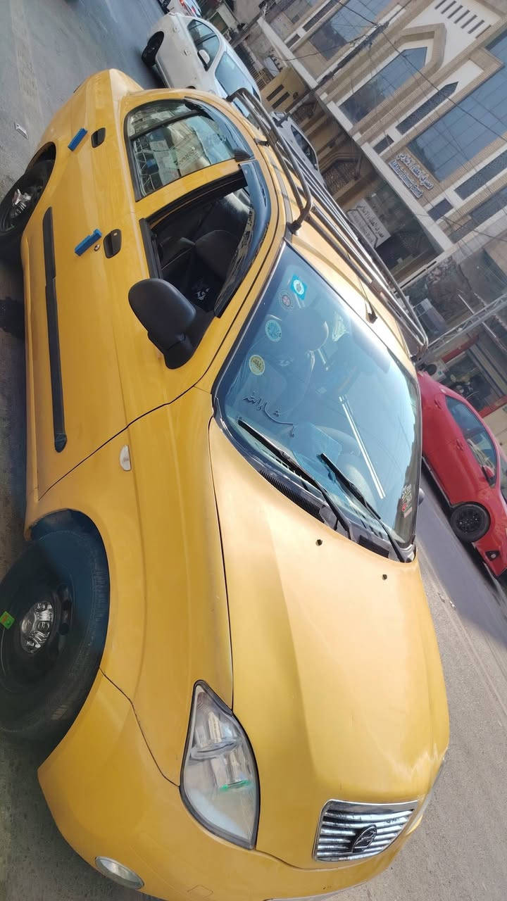 سيارة طيبة للبيع
سيارة نظيفة وجاهزة، ما تحتاج أي مصرف، شغل وامشي.

المواصفات:
- محرك كيا ريو تعبئة شادله جديد
- كير كيا ريو  شادله جديد، تبديله حلو وناعم
- دبلات جديدة 4
- صدر أمامي كامل جديد+ خلفي 
- كشنات دوشمة جديدة
- غرفة نظيفة كلش ومرتبة 
- ماصداد جديده دعاميات جديده 
- السياره حلوف مرتبه 
-  التبربريد شغال نقصه بس كفر فريز وموجود مشتري بس ماشاده  
-
مكاني بغداد . 

السيارة طيبة ومصروف عليها، بس تاخذها وتطلع. 
تحويل ثانيوم السياره مصفره خيئه وغرامات 

السعر: 35 وبيها مجال بسيط للشراي . 
***********
