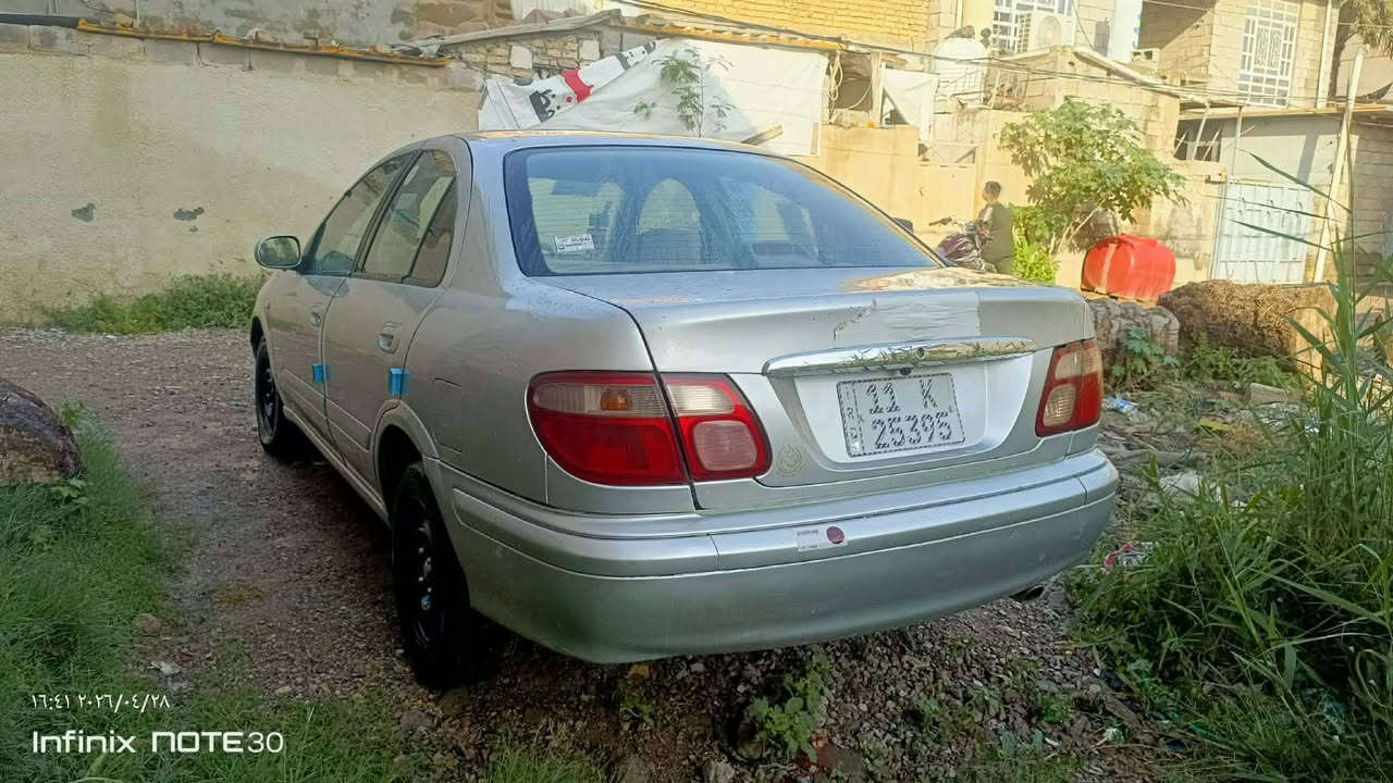 السلام عليكم من رخصة مدير الكروب نيسان صني موديل 2000 كامله مكمله تبريد ثلج صدر امامي خلفي تايرات جددد سنويه لغاية 29 باسمي صبغ جماليه فقط مكاني ديالى بعقوبة السعر 67 وبيها مجال رقم هاتف ***********
