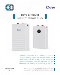 ديا ١٦kWh • ليثيوم فوسفات • ٦٠٠٠ دورة