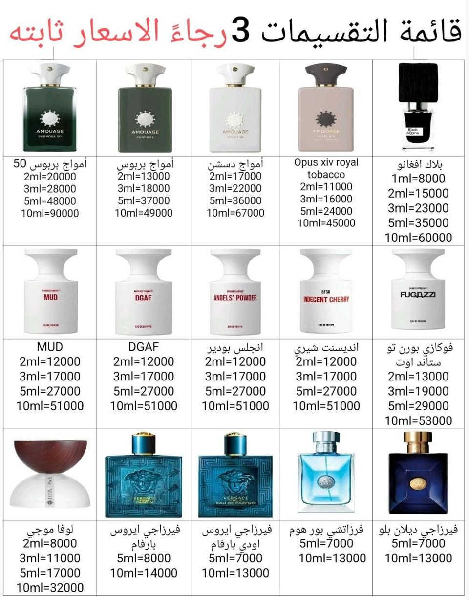 تقسيمات عطور • ٢٢٥ عطر • بلو شانيل