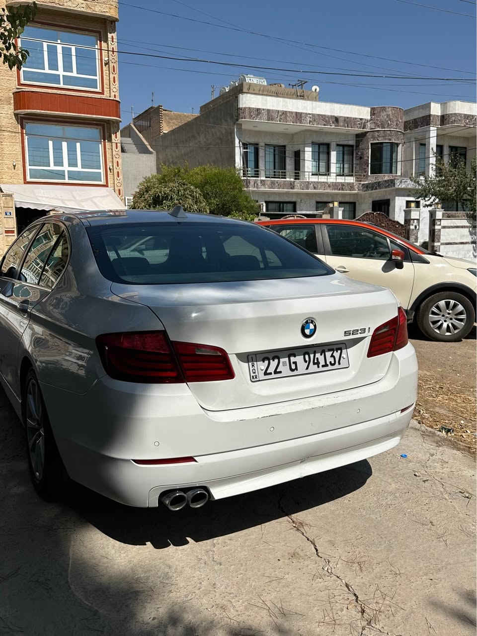 Bmw 2011 523 I 
سەیارەکە سفری هەولیرە شەریکەی عروش 
نوزل کورت 6 پستن 
سەیارەکە 2 پارچەی سبوخ بی داخلی بی پارچە کرانەوە 
رەقەم سەنەوەی نوی
سەیارەک بە ناوه خومە 
سەیارە زورە خاوینە ماشاللە دەوی لە جوانی 
فروشتنی و گورینەوە  دەکەم 

BMW 523i موديل 2011 للبيع والتبديل 🔥

🚘 BMW 523i – موديل 2011
📍 السيارة سفري هەولێر – شركة عروش
🔧 نوزل قصير، 6 بستن
🛠️ السيارة بيها قطعتين صبوغ، والصبوغ  و بدون دواخل و بدون ایرباگ 
🔢 رقم سنوية جديد
👤 السيارة باسمي شخصياً
✨ السيارة نظيفة جداً وما شاء الله، كلش حلوة ومرتبة

🔄 للبيع أو التبديل حسب المناسب
***********
*********** أربيل, العراق
