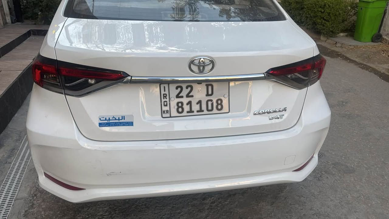 السلام عليكم
للبيع كورلا موديل 2022 فول مواصفات 

استيراد خاص مكفولة ماشية 32 الف كيلو متر

السعر 140 اوبيهة مجال رقم اربيل

***********
