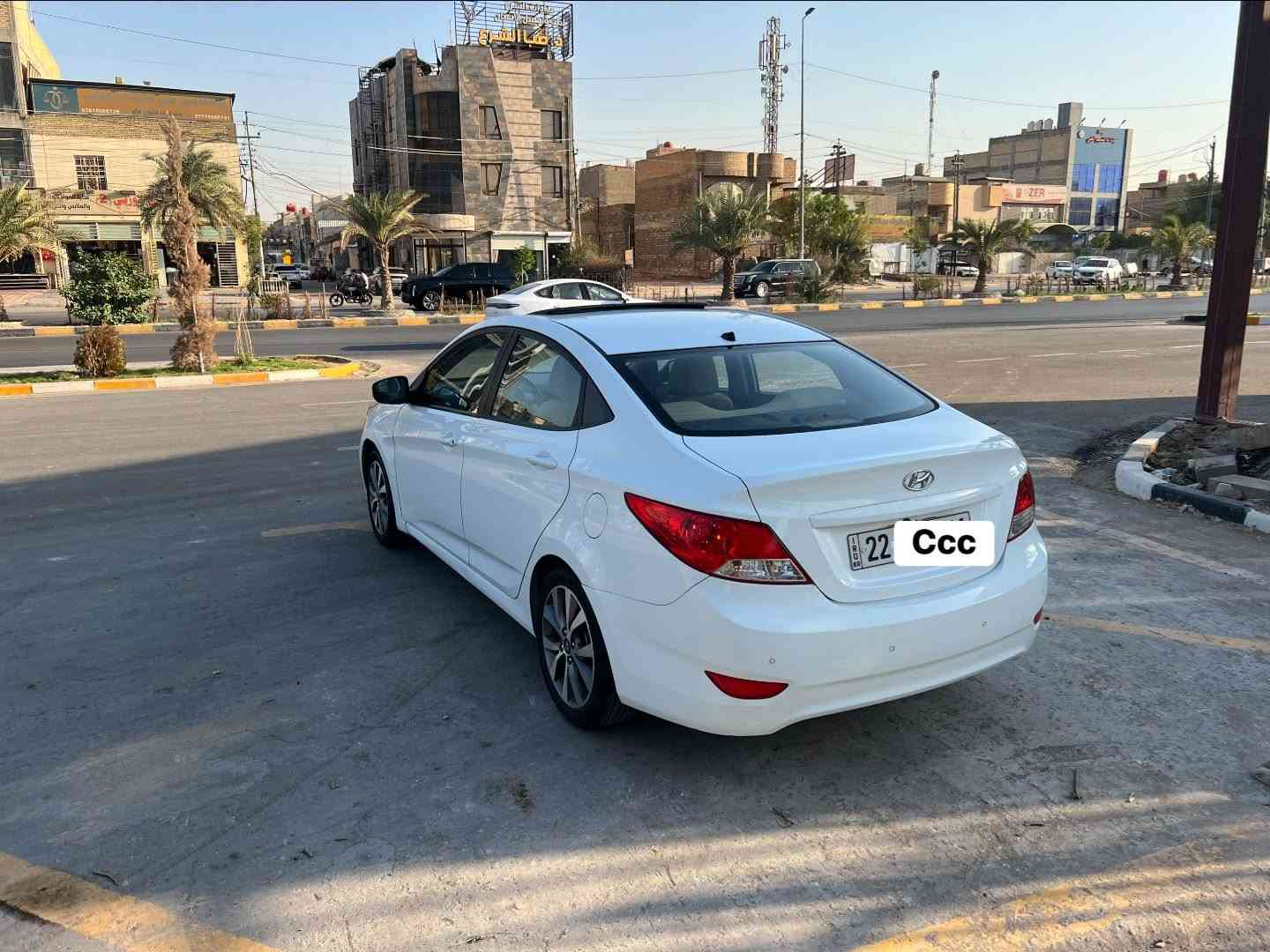#مكلف_بالنشر 
السلام عليكم اكسنت موديل 2017 خليجي فول للاخير جاهزة من كلشي رقم أربيل دولي سنوية 31 
المكان الكوفة السعر 110$ وبيها مجال 
تفاصيل اكثر الاتصال او المراسله سونار بيها 
***********
***********

نص مكتوب في الصور:
- Ccc
- 22 Ccc