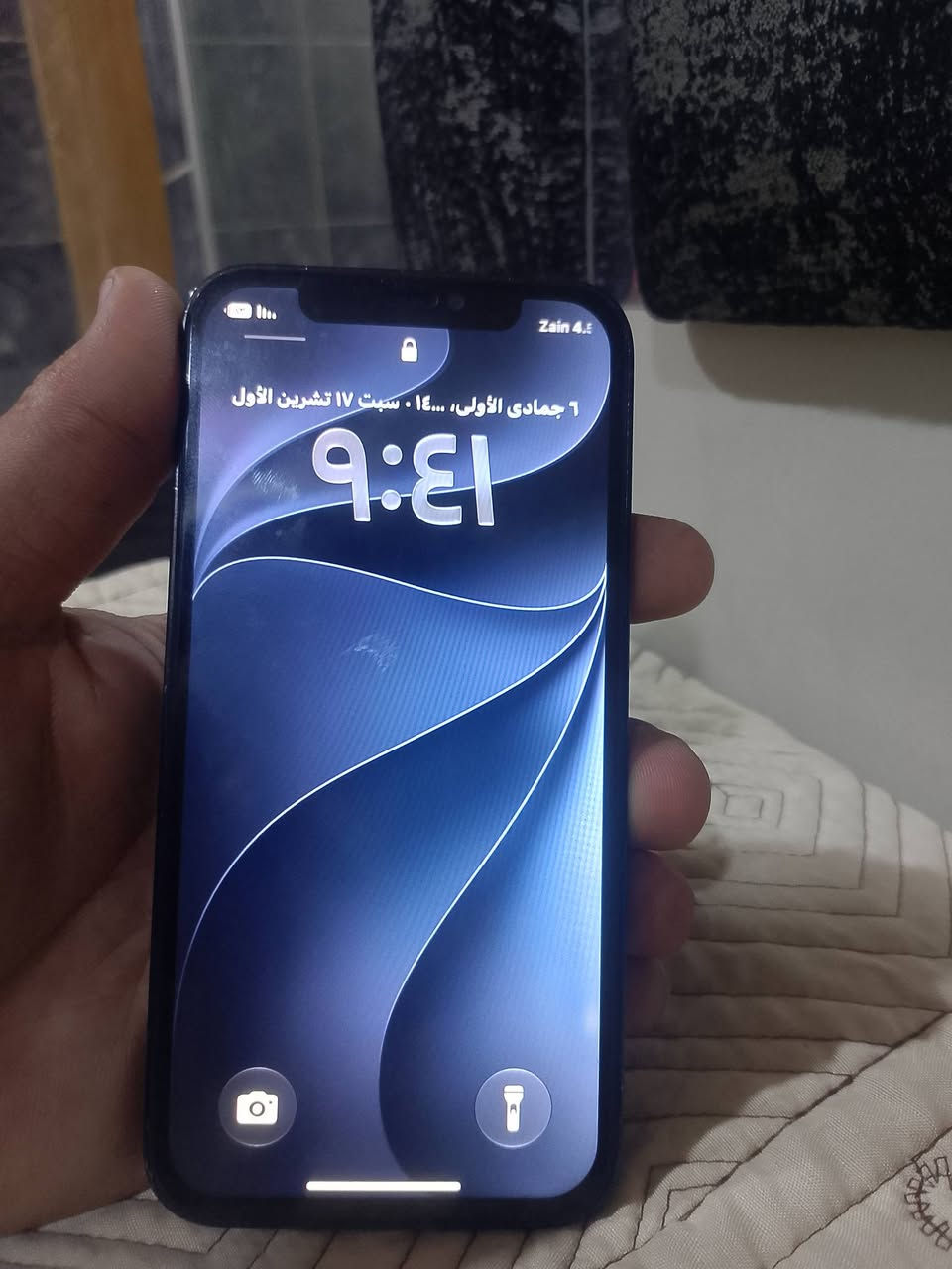 ايفون ١٢ برو • ١٢٨ • شاشه وبطاريه ممتازه