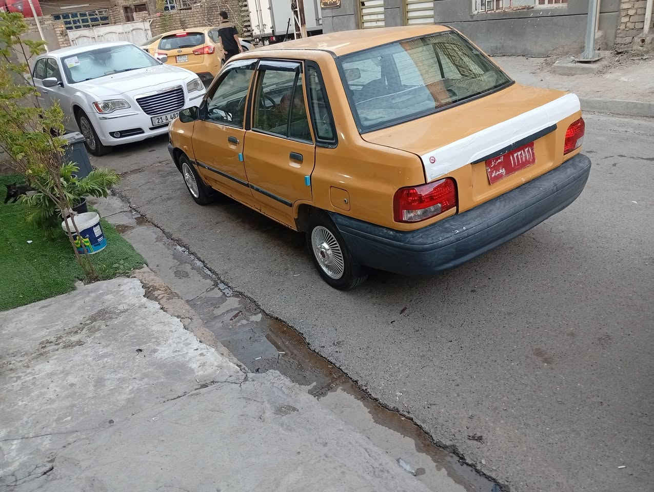 سلام عليكم سايبا موديل 11رقم صدامي شواصي مكفول 
دواخل نضيفه كهربائيات كله شغاله للسياره كلش نضيفه كير ومحرك لاصرف ولاتبخيرالسياره بدون تحويل راعيه مواصله اكاتبك وتكفل الدولة والعشائر سنويه عضم ومستمسكات مودجده السعر 10قفل العنوان بغداد المدينه ***********
