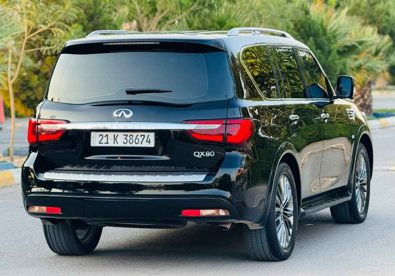 السلام عليكم
انڤنتي QX 80  للبيع
 #السعر305
#للاستفسار***********
#كلين 
 خليجي VIP 
المحرك :V8
الون:اسود
موديل:2019
ماشيه :KM143
الموصفات 
سقف اسلايت
شاشه جبير
رادارامامي
رادارخلفي
رادار جانبي
مثبت سرعه
تحديد مسار
نظام ECO
بصمه ابواب
كشنات جلد                             
كشنات تدفئه
كشنات تبريد
كشنات منفصل
3  قطع تبريد
تشغيل عن بعد
بصمات عدد 2
5 وضعيات كامره
حساس امامي خلفي 
تخم تايرات جديد
كفاله من صبغ تبديل
بيه كتاب جام تضليل
رقم سليمانيه جديد
شرط تحويل غرامه
مكانه ديالى خانقين
