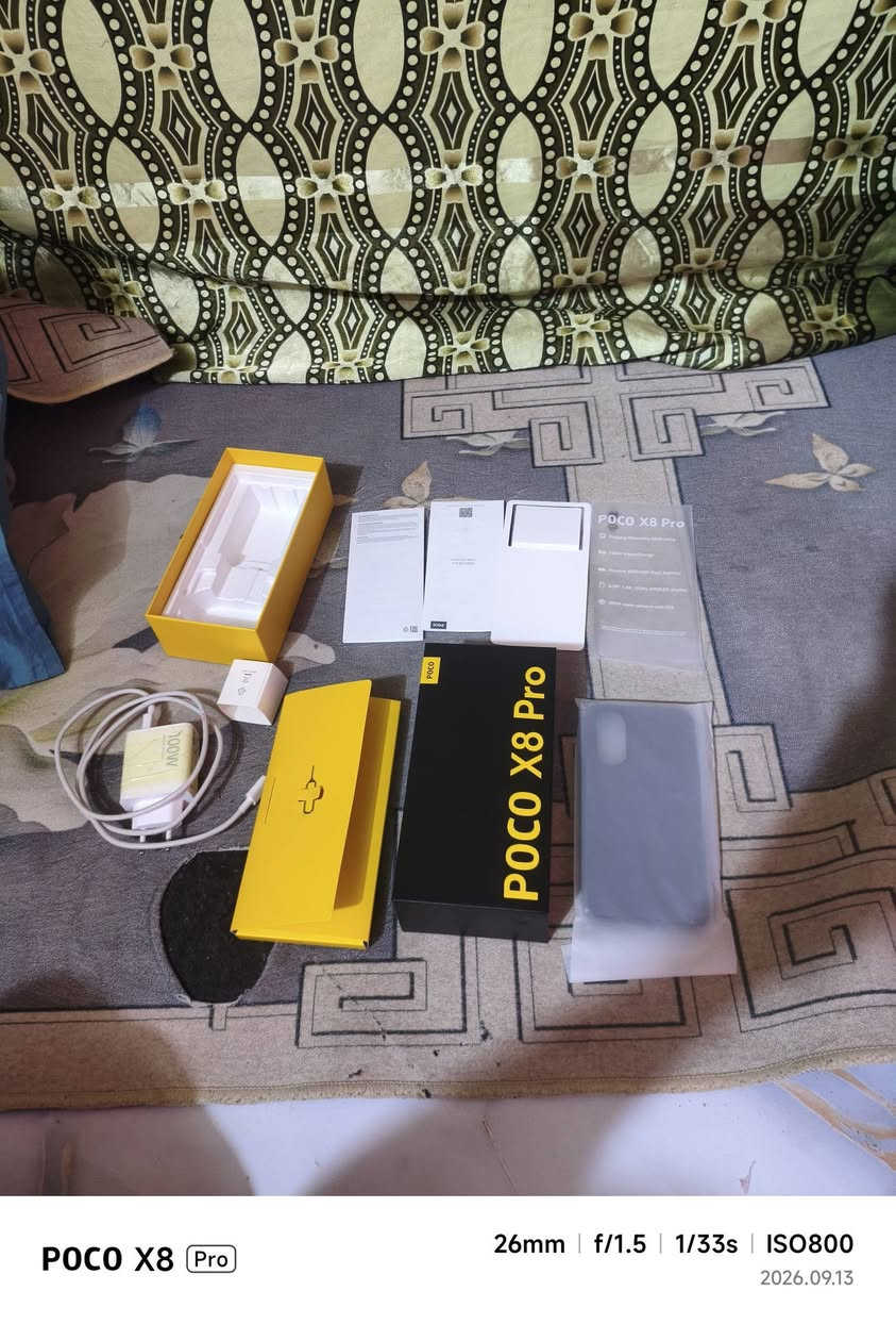 سلام عليكم جهاز بوكو x8ابرو جهاز مستخدم شهر1 جهاز مفول مواصفاته معروفه مايحتاج اذكره جهاز شخط مابي اخو الجديد  ذاكره512رام 8  عددالدورات57 بطاريه 100 سعر650وبي مجال   للعلم سعر الجديد730 بل محلات هذا الرقم***********واتساب

نص مكتوب في الصور:
- SHOT ON itel AI DUAL CAMERA
- SHOT ON itel
- AI DUAL CAMERA