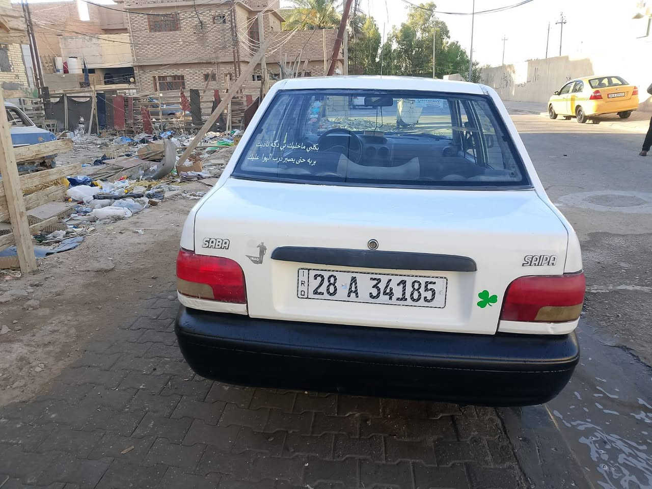 سلام عليكم
سايبه جاهزه 
كير محرك تخم تاير حداديه جديد باتري جديد تحويل مباشر شواصي ابلاد كفاله شواصي 
بيه مكانات رشات صبغ اثر اغياس  ومصلحه
عنوان نجف الاشرف /السعر /25 بيه مجال الاستفسار  *********** غير متواجد عل فيس الاتصال عل رقم
