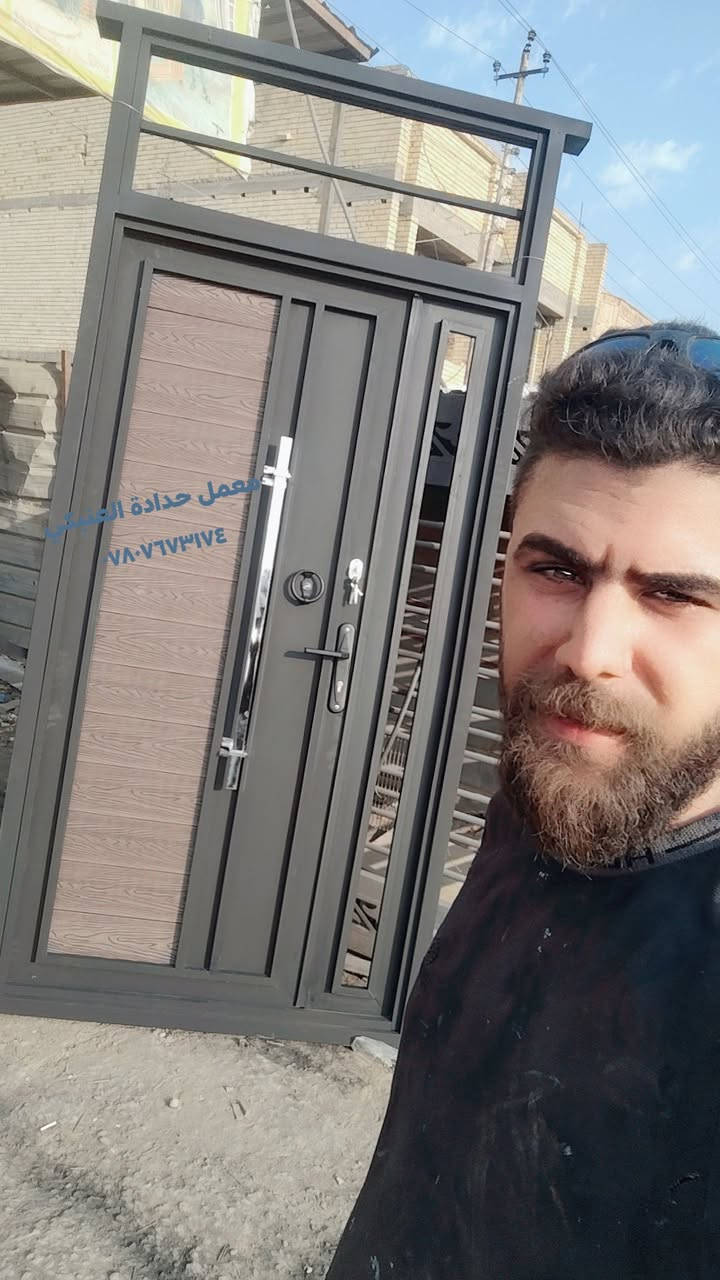تم إكمال أبواب قاصه عدد 2 للأخ استاذ رعد من منطقة البلديات ان شاء الله تنال اعجابكم
للاستفسار الاتصال على الرقم *********** او واتساب لا نرد على الماسنجر

نص مكتوب في الصور:
- معمل حدادة العنكي *********** بغداد
- معمل حدادة العنبري
- ***********
- ماذا ظهر الباب