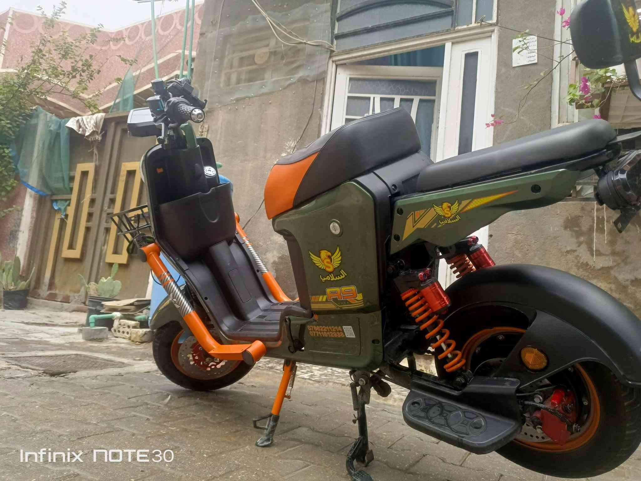 السعر 500 وبيه مجال
السلام عليكم دراجه r9 pro  2026 الدراجه نضيفه مو بس حچي قفل ستيرن ام بي ثري شاشه اعطال اشاير يمنه يسره ودبل اشاره مثبت سرعه✅ هورن وبك لايت عالي ناصي زنون واصفر ملف 1800w نحاس تربع نمر سرعه 70 حقيقي الدراجه مكفوله من حته الشخط العنوان كربلاء ***********

نص مكتوب في الصور:
- Infinix NOTE 30
- Infinix NOTE30