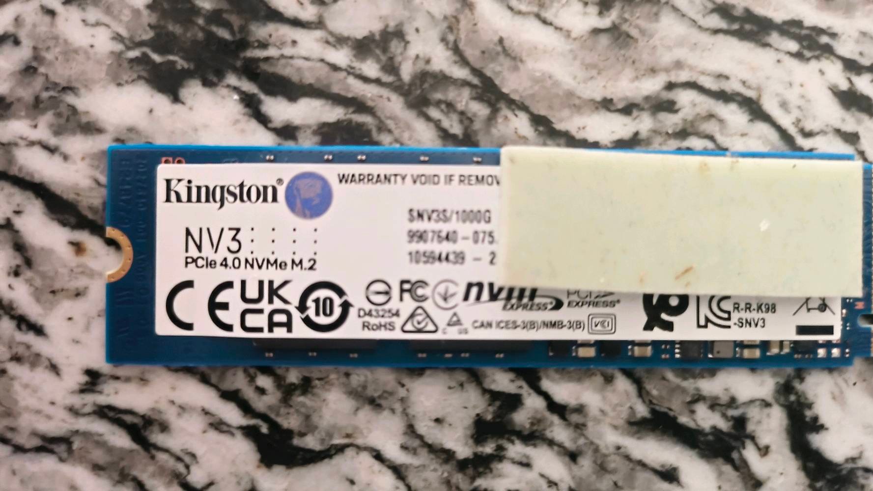 كينجستون • 1تيرابايت • NVMe PCIe4.0