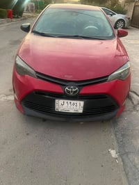 كورلا LE موديل 2018 لون احمر سياره امريكي حادثها جاملغ ايمن و4 اصابع ص...
