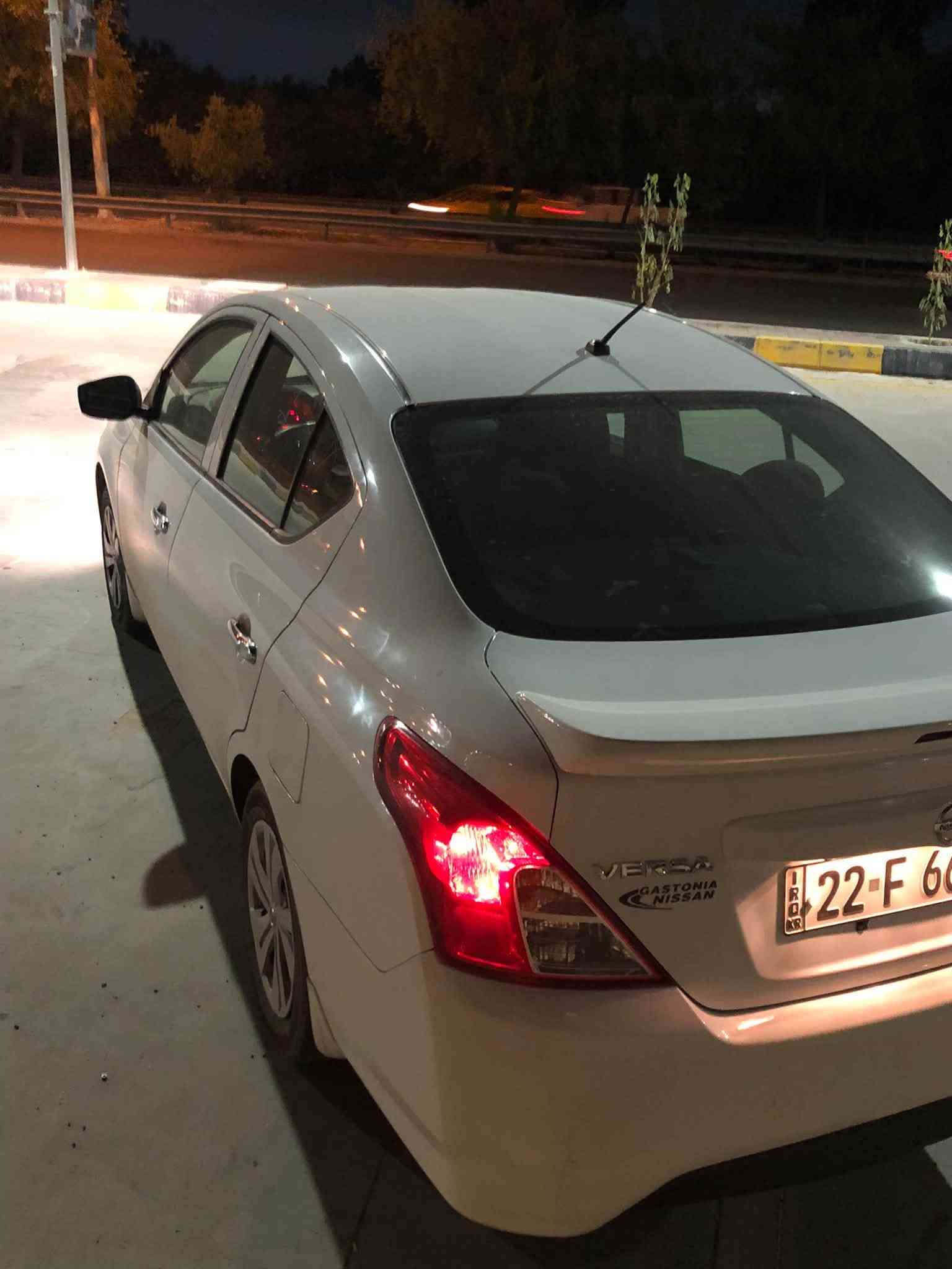 نيسان فيرسا 2019
 السعر ٨٩ $ قفل 

ماشية ٦٦ الف
محرك ١.٦ L
كير cvt
تحكمات ستيرن 
مثبت سرعة
الجامات محور كهرب من اخذتها
شاشة بلادي
كامرة بلادية
جناح خلفي
كبات
السيارة نظيفة جداً مال جناي 
الهزة ل ٢٠٢٧ شهر ٥
السنوية ل ٢٠٣١
السيارة باسمي شرط التحويل

كفاله عدا ضرر من امريكا بكد الصينية بالسقف صبغ ببداية السقف فوق النفر 

وبيها بالعراق الدوسة مال سايق  صبغ
والسيارة بيها كم بارد ما يبينون بالعين الا بالسونار  
السيارة مبدللها دهن مال كير مال شركة مال الوكالة السور للاستفسار ***********
