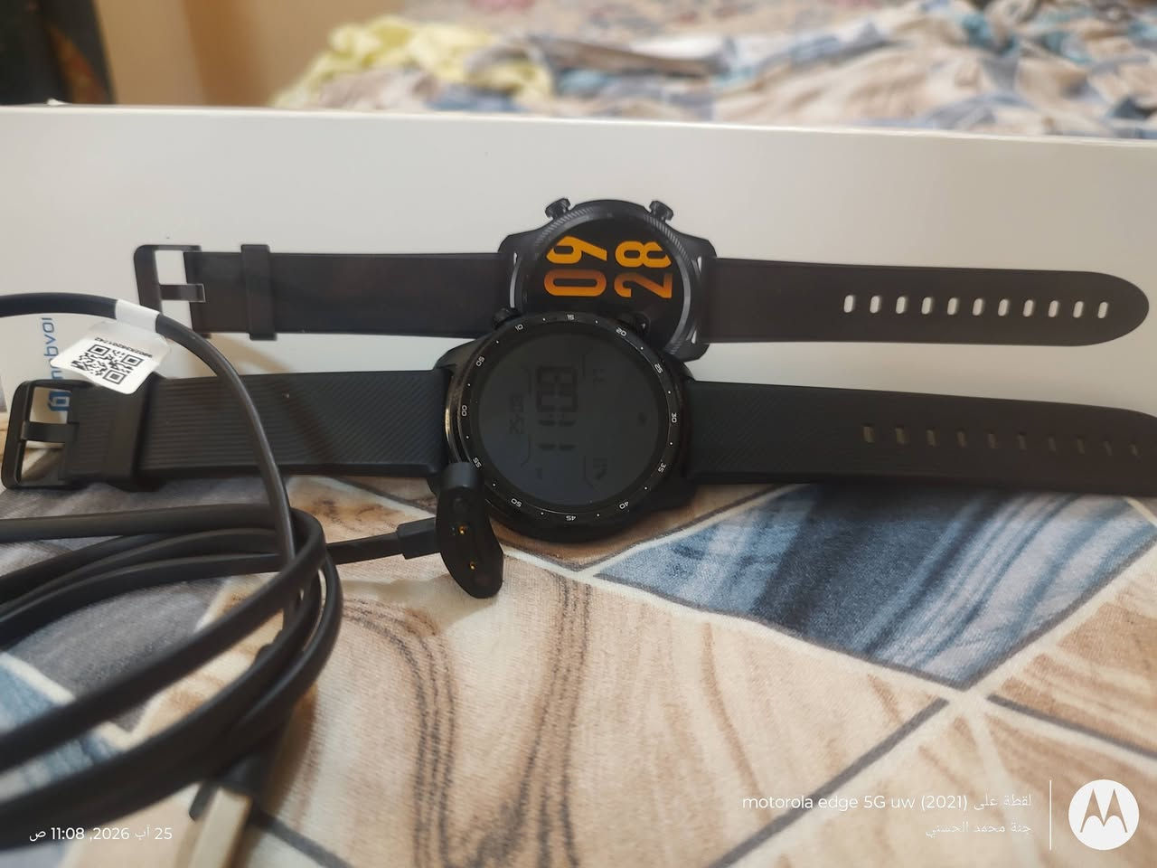 من رخصة الادمن ساعة ticwatch 3pro ultra gps للبيع مستخدم نظيف استخدام أيام مع كافة ملحقاتها السعر 100 الف وبالامكان المراوس *********** واتس اب واني بالخدمة
