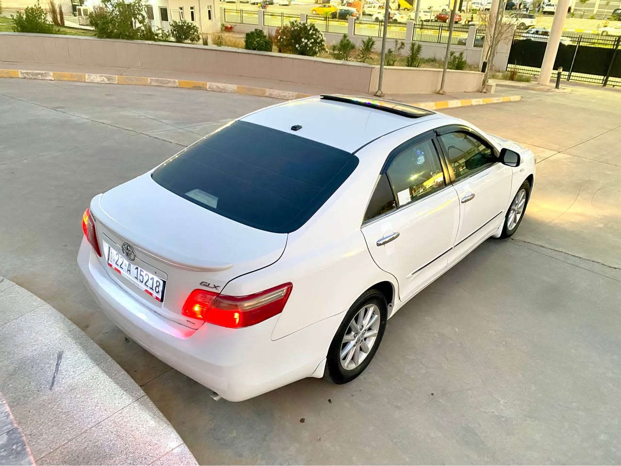 كامري خليجي 2008 فول مواصفات  GLX
رقم أربيل انكليزي 22
رقم و سنوية جديدة 2029 شهر ال 2
محرك 4 سلندر حجم 2400 شرط
 كير ومحرك بدون صوت وصرف وبخار وتنقيص
سقف سلايد روف / كشن كهربائي
تحكم استيرن طرفين / تحديد سرعة
طخم صدر امامي خلفي شرط
منظومة لايتات زينون / تخم تاير جديد لوك
ترايها كلش حلوو سيارة جاهزة 100%
كهربائيات + تدفئة + تبريد ثلج  ❄️ شرط
تبريد قطعتين / داخل السيارة الأبواب مطعم صاج مكاني كركوك - إسكان قرب مستشفى أزادي
شرط التحويل والغرامات
سيارة مكفولة كفالة عامة من الصبغ والتبديل 
ماعدا شبر كارت بالهلال الخلفي 
سونار موجود عندي
سعر مناسب  103 $ بيها مجال للطيبين🌹
آسيا واتساب ***********
كورك              ***********
اعتذر عن الاقساط والمراوس فقط بيع اخوان 🌷 كركوك, العراق
