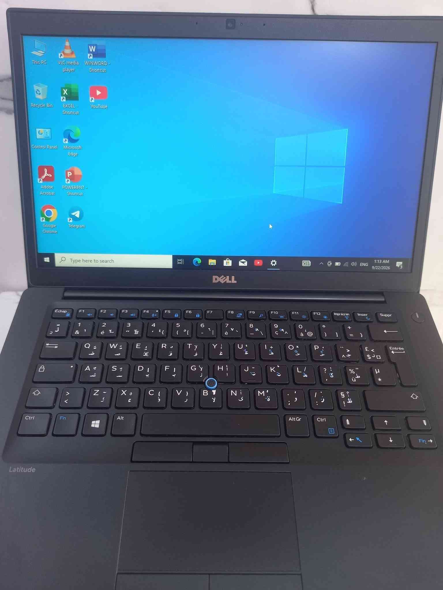 لابتوب دل dell 7480
الجيل السابع . 
المعالج كور اي 5 الجيل 7
الهارد    256 ssd 
الرام 8.  ddr4 
كارت الشاشة  4  شير 
حجم الشاشة  14 
الشاحنة اصلية 
يحتوي على منفذ تايب سي للشحن او نقل البيانات
نظام التشغيل ويندوز 10 عربي انكليزي 
الملحقات شاحنة وجنطة 
السعر  215
***********
***********
يوجد توصيل

متوفر 
تتوفر مجموعة لابتوبات بأسعار مناسبة ومواصفات

نص مكتوب في الصور:
- Task Manager
- File Options View
- Processes Performance App history Startup Users Details Services
- CPU
- 3% 0.91 GHz
- Memory
- 2.4/7.6 GB (32%)
- Disk 0 (C: D:)
- SSD
- 2%
- Wi-Fi
- S: 0.2 R: 21.2 Mbps
- % Utilization
- Intel(R) Core(TM) i5-7200U CPU @ 2.50GHz
- 100%
- 60 seconds
- Utilization
- 3%
- Speed
- 0.91 GHz
- Base speed:
- Sockets:
- Cores:
- 2.71 GHz
- 1
- 2
- Processes
- 149
- Threads
- 1950
- Handles
- 62767
- Logical processors:
- Virtualization:
- 4
- Enabled
- L1 cache:
- 128 KB
- Up time
- L2 cache:
- 512 KB
- 0:13:49:56
- L3 cache:
- 3.0 MB
- Fewer details
- Open Resource Monitor
- Type here to search
- DELL
- Task Manager File Options View Processes Performance App history Startup Users Details Services CPU 37% 1.74 GHz Memory 2.4/7.6 GB (32%) Disk 0 (C: D:) SSD 1% Wi-Fi Wi-Fi S: 0.1 R: 16.9 Mbps Memory Memory usage 8.0 GB 7.6 GB 60 seconds 0 Memory composition In use (Compressed) 2.3 GB (11.9 MB) Available 5.2 GB Speed: Slots used: Form factor: 2133 MHz 1 of 2 SODIMM Committed 2.2/9.5 GB Cached 1023 MB Hardware reserved: 382 MB Paged pool 161 MB Non-paged pool 116 MB Fewer details Open Resource Monitor Type here to search