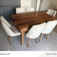 طقم سفرة • ركنة L • ٦ كراسي