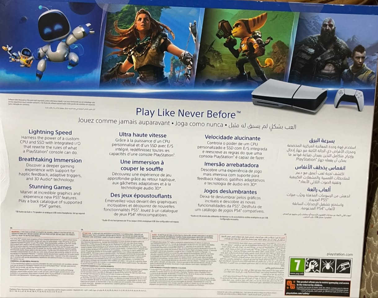 PS5 Slim جديد غير مفتوح وغير مفعل
1 TB 
بعده بـستكر الشركة 
واتساب فقط
***********

