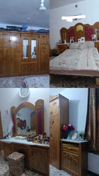 غرفة خشب • نظيفة • استعمال ٣ أشهر