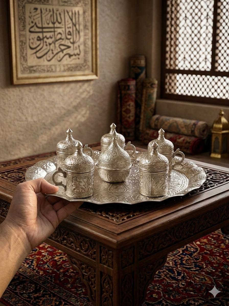 تحفياات وانتيكات شناشيل 
لجميع النحاس والفضيات 
فازات ديكورية فخمة  تصميم مميز جداً مع زخارف نباتية يدوية وتفاصيل مميزة 
للتفاصيل اكثر  مراسلة الصفحة او عن طريق الرقم ***********

نص مكتوب في الصور:
- AUTHENTIC ORIGINAL MK APPARATUS - A LEGACY OF RELIABILITY
- PERFECTLY PRESERVED AND READY FOR WORK
- Persian Samovar - Circa 1950
- Diptych