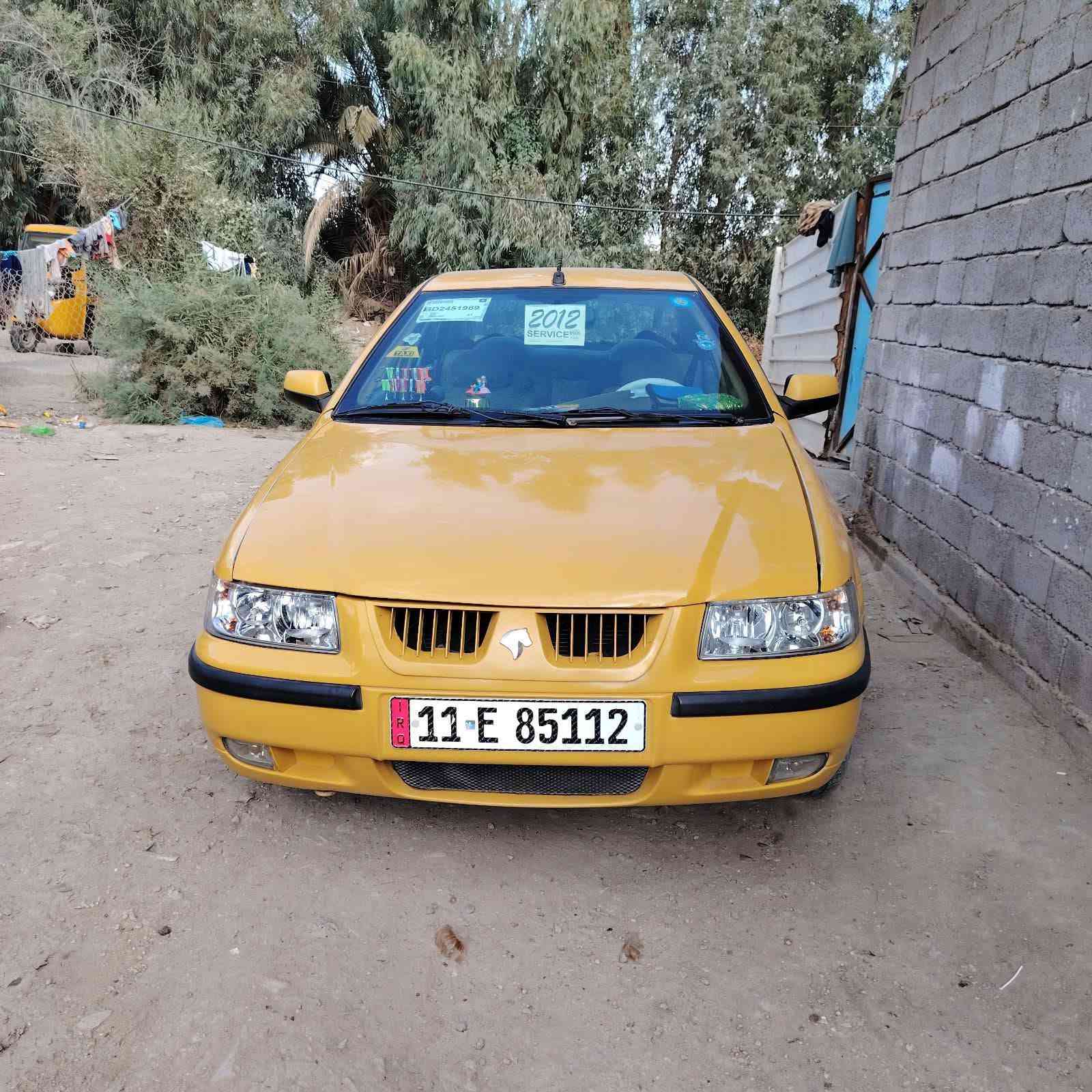 سمند موديل 2012 كفاله عامه ما عده طارف البنيد صبغ مصفره هيئه وغرامه وهزه جديده قبل 3 ايام مكان بغداد شعله سعر 37 وبيهه مجال رقم ***********
