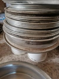 طاوات داطلي 2 ثكال وزن الوحده 5 كيلو وصواني بقلاوة 30 صينه هم ثكال وزن...