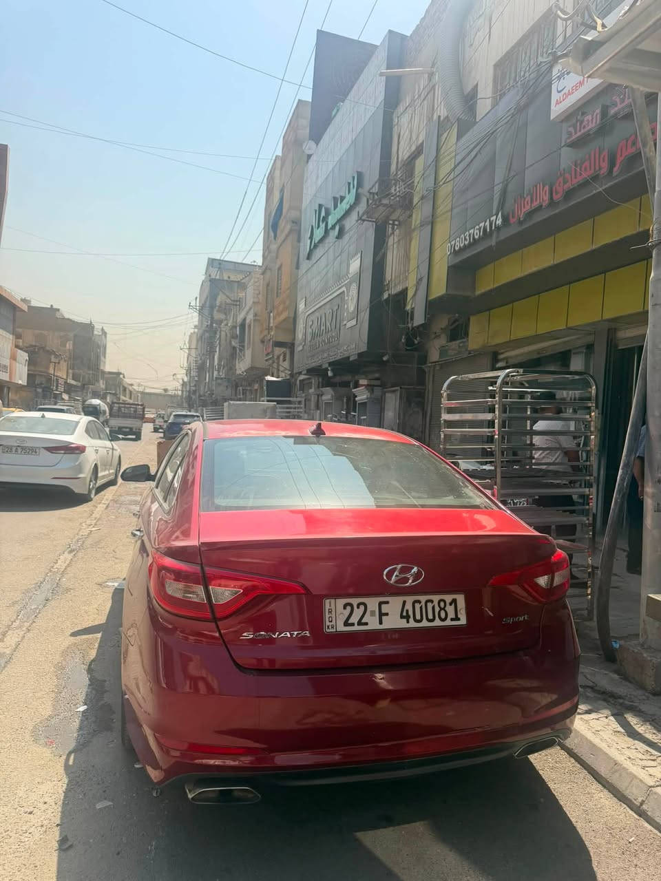 سوناتا ٢٠١٦ امريكي فئة سبورت
حادثها قطعتين بنيد وجاملغ بدون دواخل
وبالعراق الباب مرشوش
السيارة بصمة و فتحة سقف وتدفئة بالكشنات والكرسي كهربائي ودبل اكزوز والكشنات جلد
السيارة اربيل وبأسمي وسنوية لل ٢٠٢٨ 
جاهزة من كلشي  .
السعر ١١٠ ورقة 
للاستفسار 
***********

