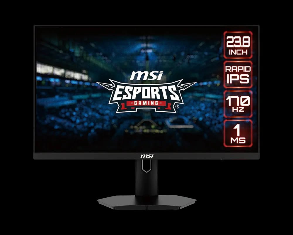 السلام عليكم

المواصفات 👇🏻
▫️ MONITOR: MSI® | G244F
▫️ SIZE / RES: 24" | FHD (1920×1080) 
▫️ PANEL TYPE: RAPID IPS | FLAT
▫️ REFRESH RATE: 170HZ | 1MS GTG
▫️ FEATURES: ADAPTIVE-SYNC
▫️ PORTS: x2HDMI® | DP | 3.5MM AUDIO OUT

▪ ANTI-FLICKER & LESS BLUE LIGHT (حماية العين)
▪ NIGHT VISION
▪ CONSOLE MODE (120Hz PS5 / XBOX)
📝الشاشة فيها ديد بكسل صغير جدا ما تلاحظة

▪ السعر: 145 ألف دينار
▪ مكاني: بغداد - الأعظمية
▪ التوصيل: بغداد (5 آلاف) | المحافظات (6 آلاف)
▪ رقمي: ***********

نص مكتوب في الصور:
- 23.8 INCH RAPID IPS 170 HZ 1 MS