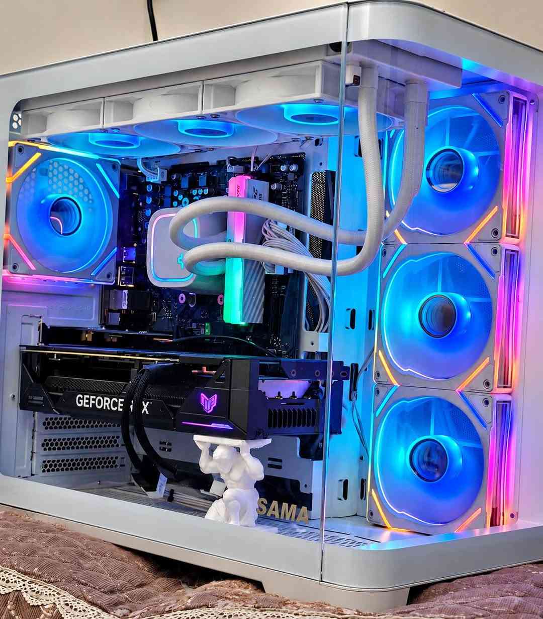 RYZEN R7 8700f • ASUS TUF 4070 • نضافة ضمان