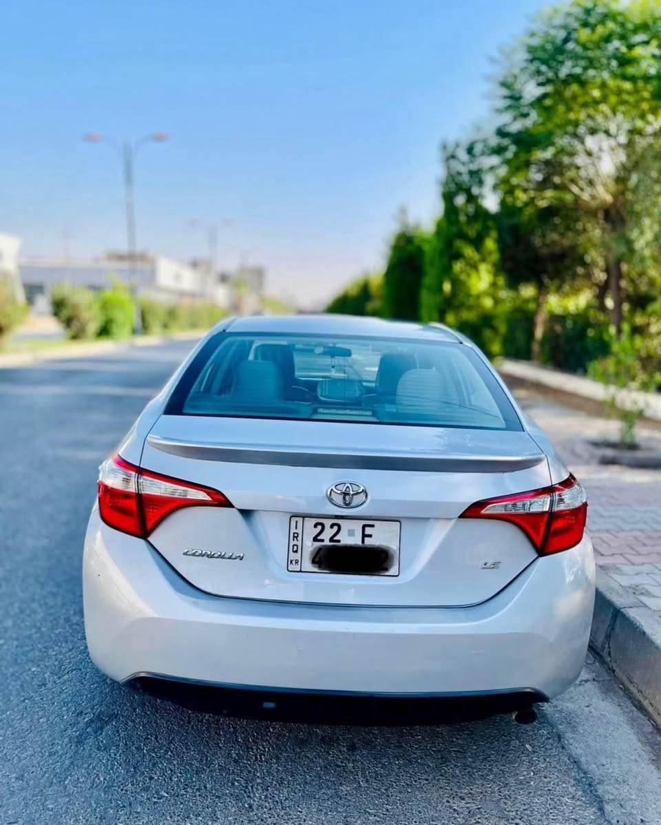 تۆيـۆتا کرۆلا___مـۆدێل~~٢٠١٦
داخـل کرێمی
ڕەقـەم باريـك
مواسـەفات__LE
مەکيـنە 18 مـەرغوب
گێـر و مەکيـنە بە شـەرت
شـاشە و کاميـرە
گێـر تۆمـاتيك
3پـارچەی سـبوخە بێ داخلـی بێ ئێـرباگ
بەس بەدەنەکەی ئـەزێتەکی خـوارديە
بـۆنيت لەگەل دوو دەڕگـای
…………….
بە نزبەت سـعر__١١٨ وەرەقـە مەجالەکی کەم
_____
*********** أربيل, العراق
