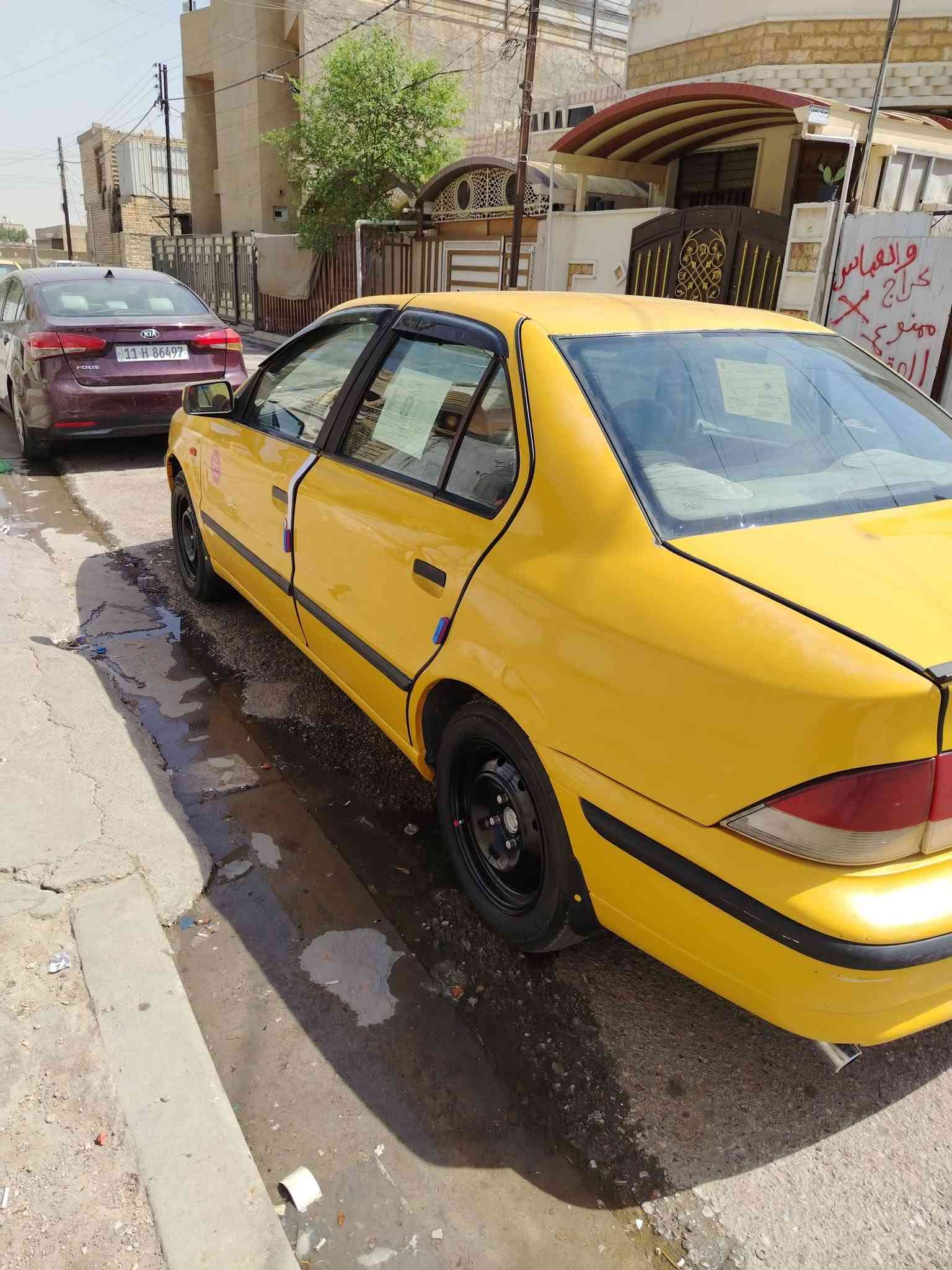 السلام عليكم سمند موديل 12كير مكينه مكفولات صدر تبريد منقص غاز هزه جديده مصفره هيئة وغرامه بيه رشات صبغ تحويل مباشر السعر ٢٨ وبيه مجال مكاني بغداد البياع تقاطع درويش ***********
