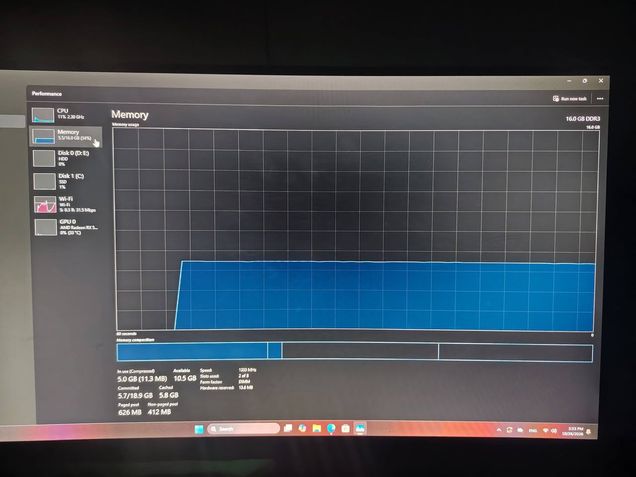 RX 580 ٨ جيجا • Xeon E5-2630 v2 • شاشة ٢٧ ١٢٠هرتز