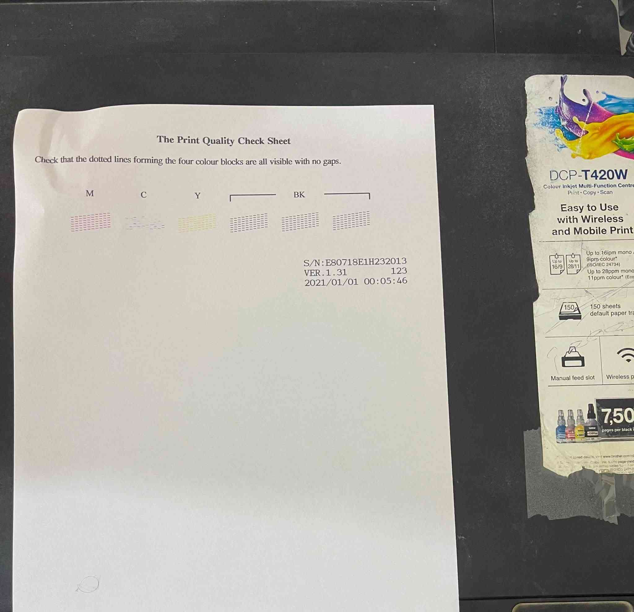 للبيع 

طابعة براذر DCP-T420W
طباعة ونسخ و سكنر
السرعة بالون الاسود 16 صفحة  بالدقيقة و بالوان 9 صفحات 
طابعة شغالة وعلى الفحص 
بيهة فقط الون الازق بي خلل
والسعر 100 وبيهة مجال 
اللاستفسار ع الخاص او *********** واتساب
